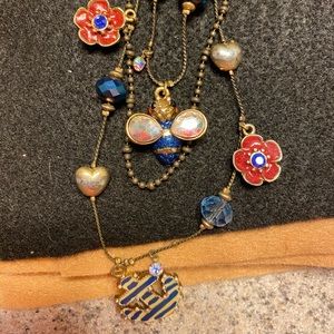 Betsey Johnson nautical necklace